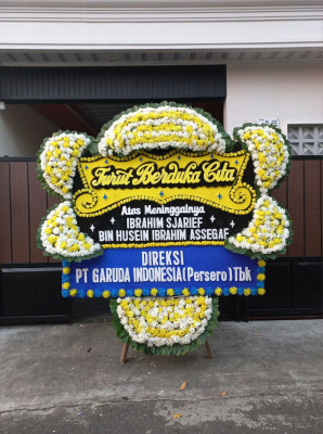 Papan Bunga Duka di Asparaga